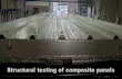 Structural testing of composite panels