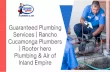 Guaranteed Plumbing Services  Rancho Cucamonga Plumbers  Rooter hero Plumbing & Air of Inland Empire.pdf