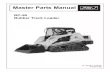 ASV Posi-Track RC-50 Track Loader Master Parts Catalogue Manual