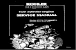 Kohler KT17, KT19 Series II & Models KT17 Twin Cylinder Engine Service Repair Manual