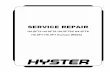 HYSTER R005 (H5.0FT Europe) Forklift Service Repair Manual