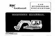 Bobcat 116 Hydraulic Excavator Service Repair Manual Instant Download