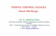 TRAFFIC CONTROL DEVICES: Road Markings