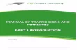 MANUAL OF TRAFFIC SIGNS AND MARKINGS
