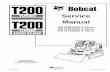 BOBCAT T200 COMPACT TRACK LOADER Service Repair Manual Instant Download (SN 517515001 & Above)