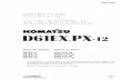 Komatsu D61EX-12 Dozer Bulldozer Service Repair Manual SN B1001 and up
