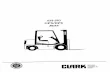 Clark DPX 30 Forklift Service Repair Manual