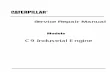 Caterpillar Cat C9 Industrial Engine (Prefix C9N) Service Repair Manual (C9N00001 and up)