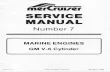 Mercruiser Marine Engines #7 GM V-6 Cylinder Model MCM 185 Alpha I Service Repair Manual→0A483581 to 0B455459