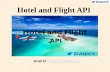 Hotel and Flight API