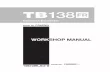 Takeuchi TB138FR Compact Excavator Service Repair Workshop Manual (Serial No. 138200001 and up)