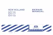 New Holland MY16 Riding Mower Service Repair Manual
