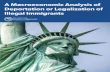 A Macroeconomic Analysis of Deportation or Legalization of Illegal Immigrants