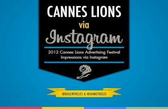 Cannes Lions 2012 via Instagram