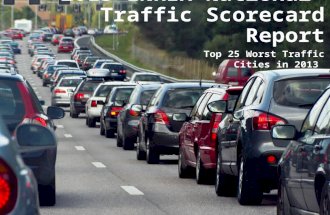 Top 25 Worst Traffic Cities in 2013 by INRIX
