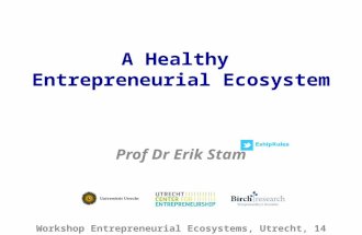 Healthy Entrepreneurial Ecosystems