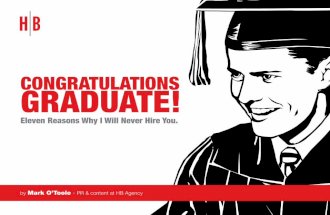 Congratulations gradutate - by Mark O'Toole