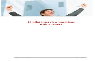 Top 15 Pilot interview questions and answers