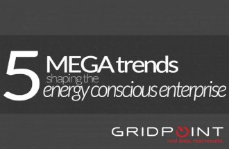 Five Megatrends Shaping the Energy Conscious Enterprise