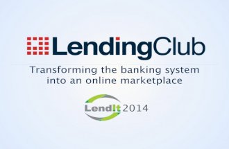 Renaud Laplanche LendingClub 2014 Keynote