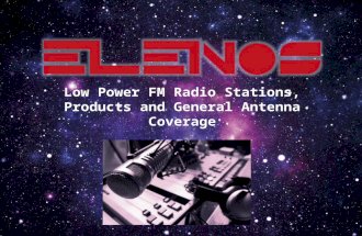 Low Power FM Radio Stations, Products and General Antenna Coverage