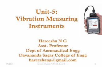 Vibration measuring instruments