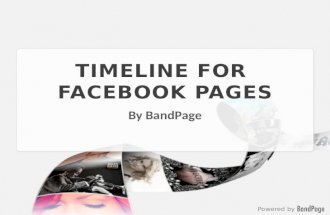 Timeline for Facebook Pages