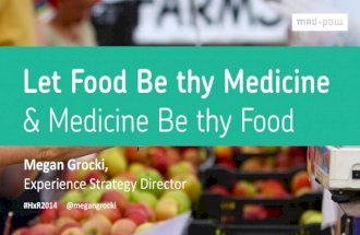 Let Food Be Thy Medicine and Medicine Be Thy Food: Improving Health by Fixing the Food System