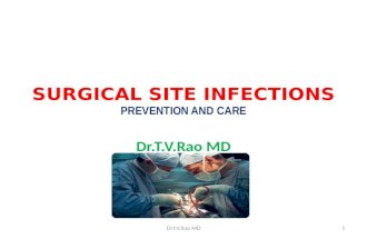 SURGICAL SITE INFECTIONS PREVENTION AND CARE
