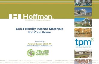 Eco Friendly Interior Materials