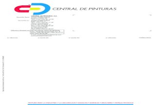 CENTRAL DE PINTURAS • folio