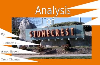 Stonecrest analysis corrected aaron brown trenton thomas raheem hill