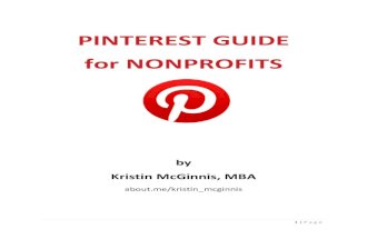 Pinterest Guide for Nonprofits