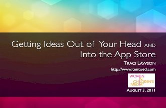 Getting Ideas Out of Your Head and Into the App Store