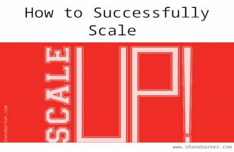 How to Successfully Scale Your Startup