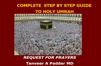 Step by Step Guide to Holy  Umrah/Umra