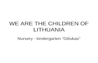 Lithuania presentation