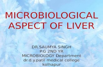 Microbiological aspect of liver