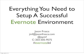 Setting up your Evernote