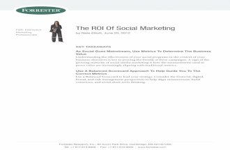 The roi of_social_marketing