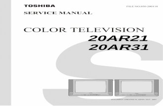 Toshiba 20ar21, 20ar31 Ch. Msa