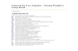 Church In Los Angeles Young Peoples-SongBook