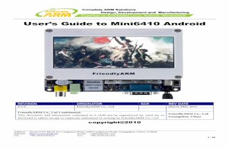 User Guide to Mini6410 Android 041611