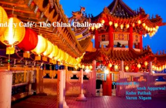 Levandary cafe - The china challenge
