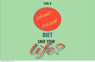 Can a plant-based diet save your life?
