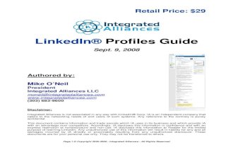 IA LinkedIn Profiles Guide