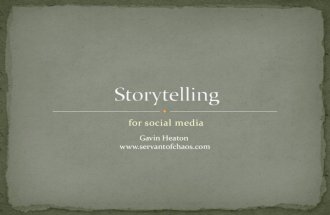 Storytelling for social media