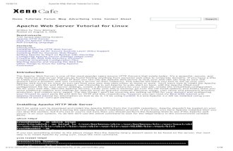 Apache web server tutorial for linux