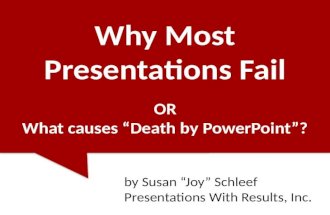 Why most presentations fail