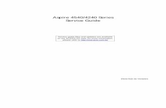 PDF Acer Aspire 4540